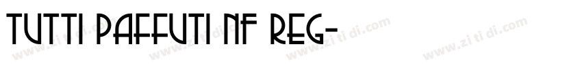 Tutti Paffuti NF Reg字体转换